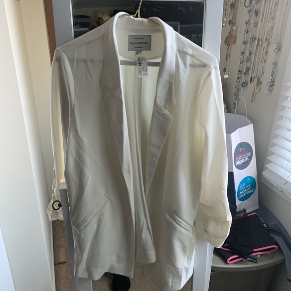 Jackets & Blazers - White blazer